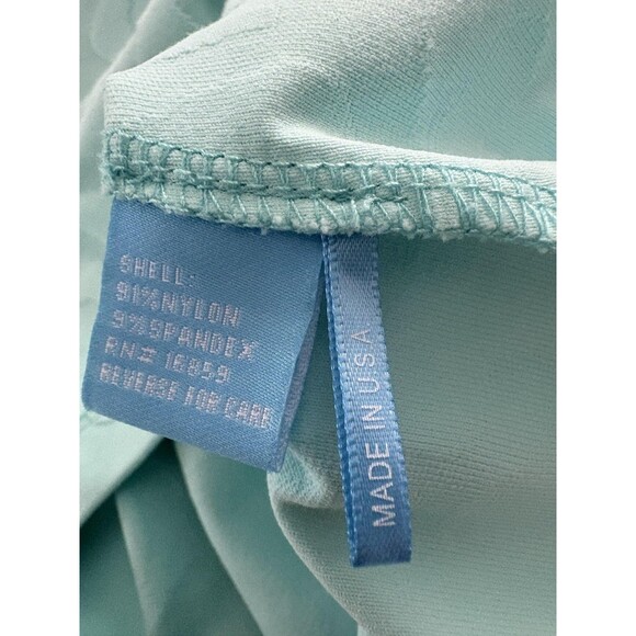 J McLaughlin Catalina Cloth Shirt Medium Textured Coral Pattern Fitted Beach - Picture 15 of 16